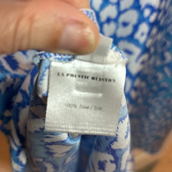 EUC LA PRESTIC OUISTON DRESS in panthere glacier in size 2 or M - Picture 10 of 11